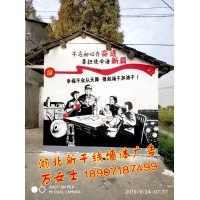 黃石鄉(xiāng)村文化墻彩繪、黃石3D畫立體地面彩繪、黃石店招墻體公司