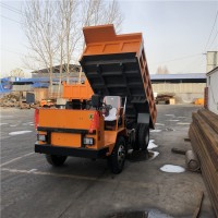 山東濟(jì)寧直銷p-13型四驅(qū)液壓翻斗運(yùn)礦車操作簡單