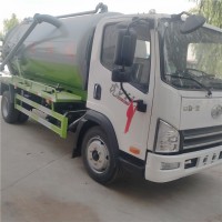 國(guó)六排放一汽解放10方吸污車價(jià)格廠家山東勁力環(huán)衛(wèi)