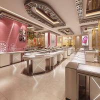 烤漆展柜制作濟(jì)南展柜珠寶柜臺(tái)銀飾品展柜玉器展柜名表展柜制作廠