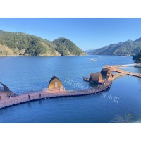 塑料浮筒，浮動平臺，水上人行浮橋建造，廠家直銷