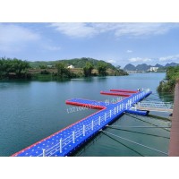 水上塑料浮筒，建設(shè)景區(qū)游船碼頭/浮橋棧道/浮動平臺實體廠家